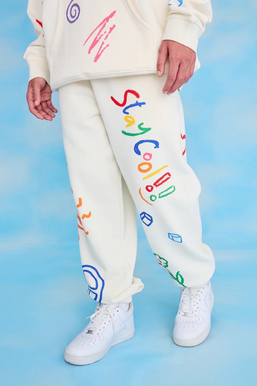 Stay cool airbrushed birthday sweatpants new arrivals