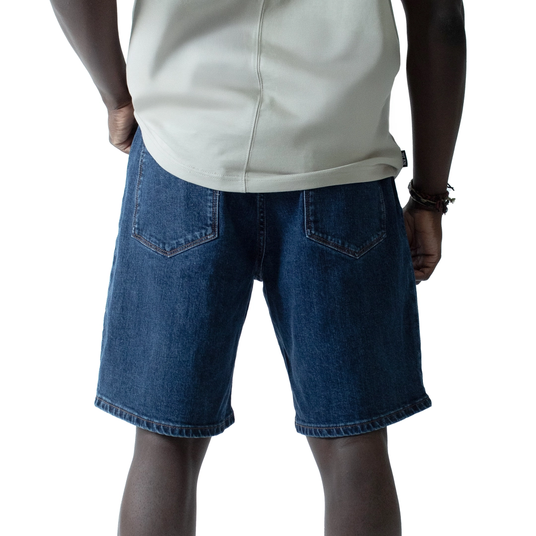WLKN WLKN : Wall Baggy Fit Denim Shorts