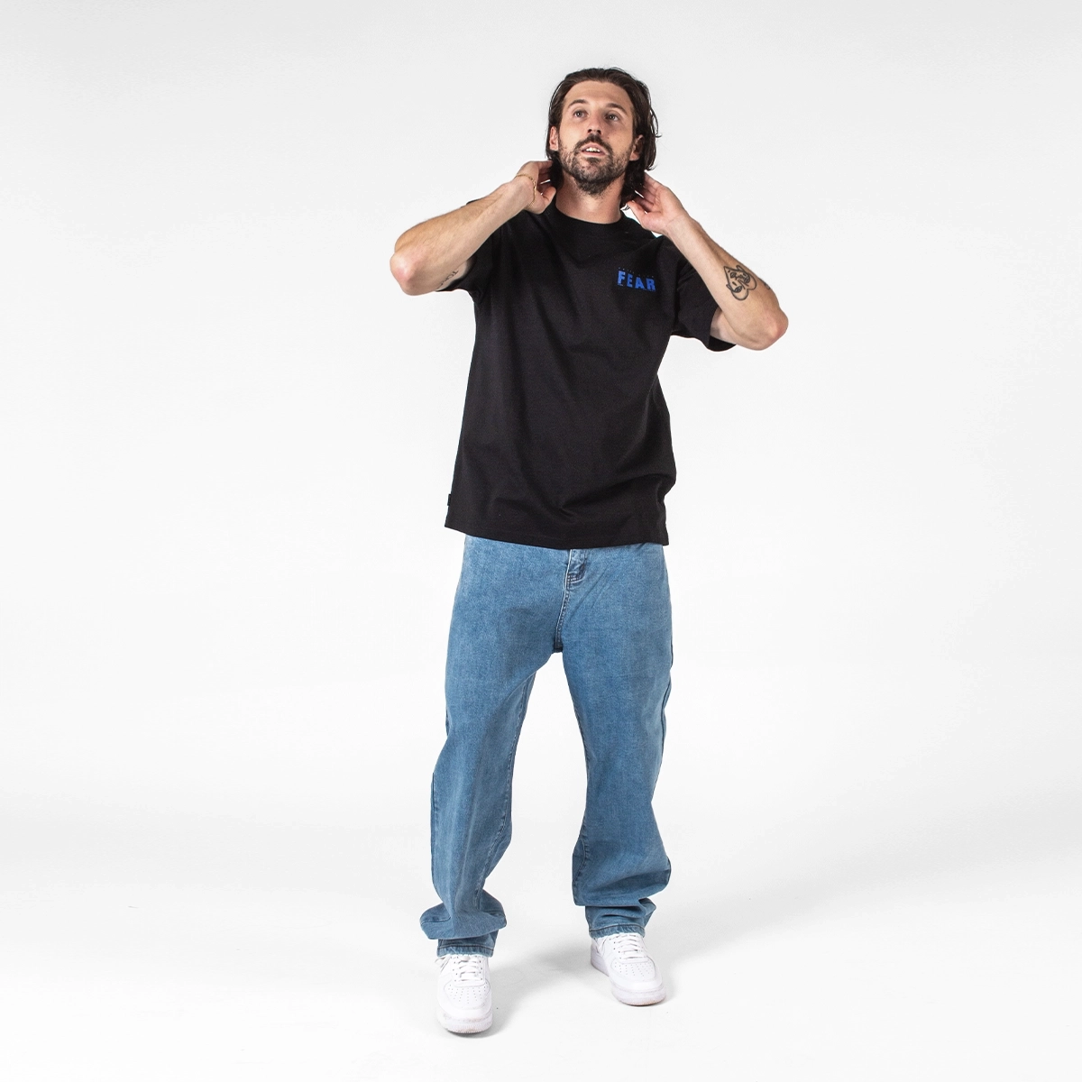 WLKN WLKN : Theodore Baggy Fit Denim Pants