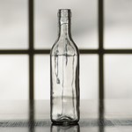 750 ml Clear Glass Bordeaux Wine Bottle