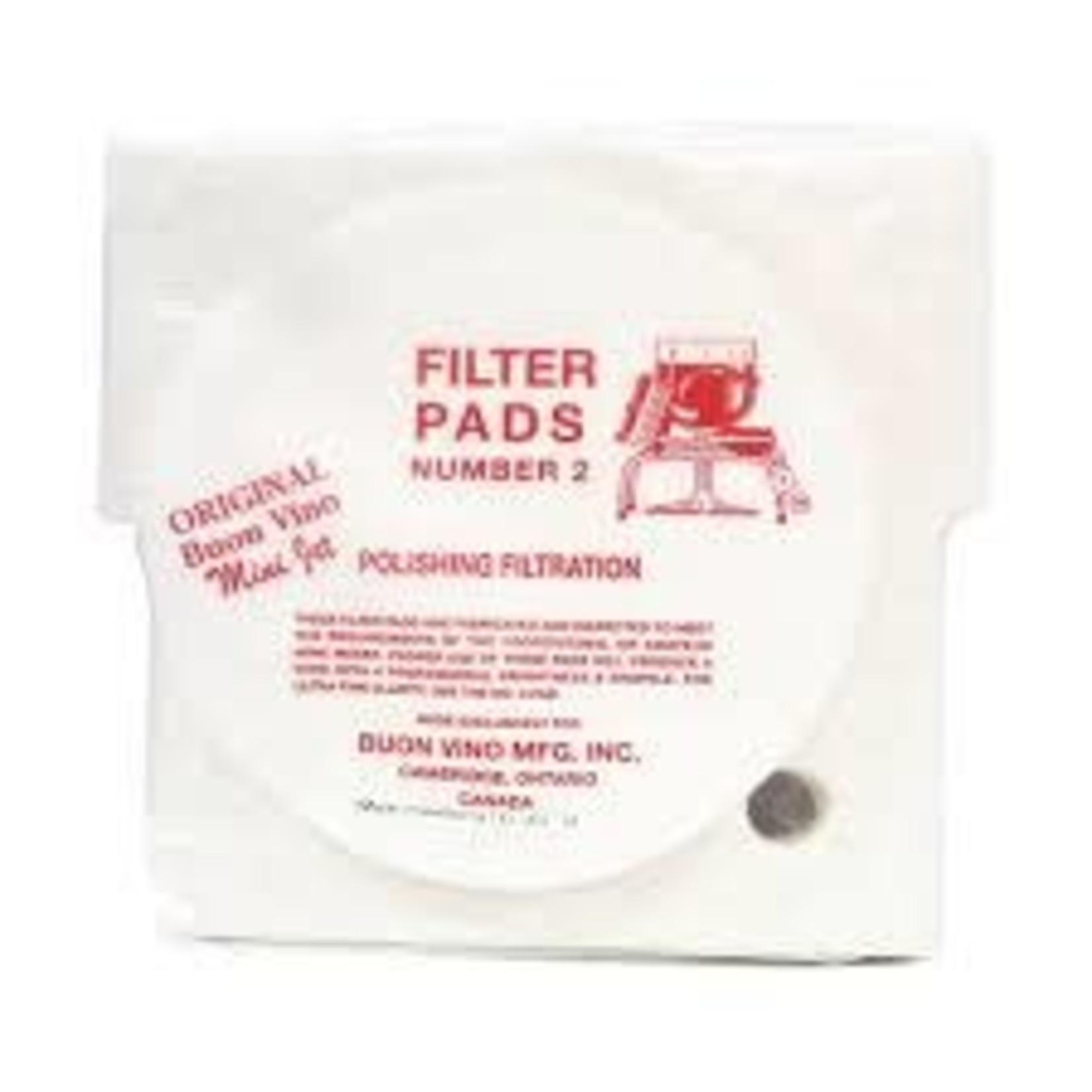 Buon Vino Super Jet Filter Pads #2 (3 pack)