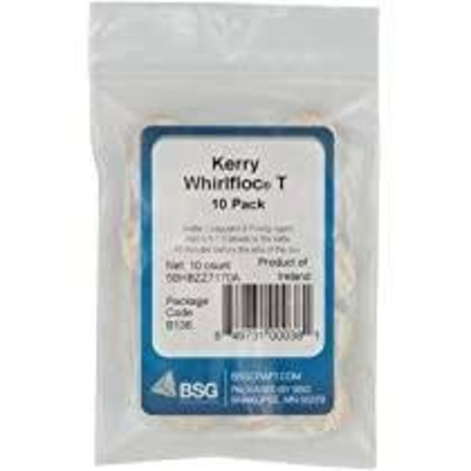 BSG Kerry® Whirlfloc T / 10 Tablets