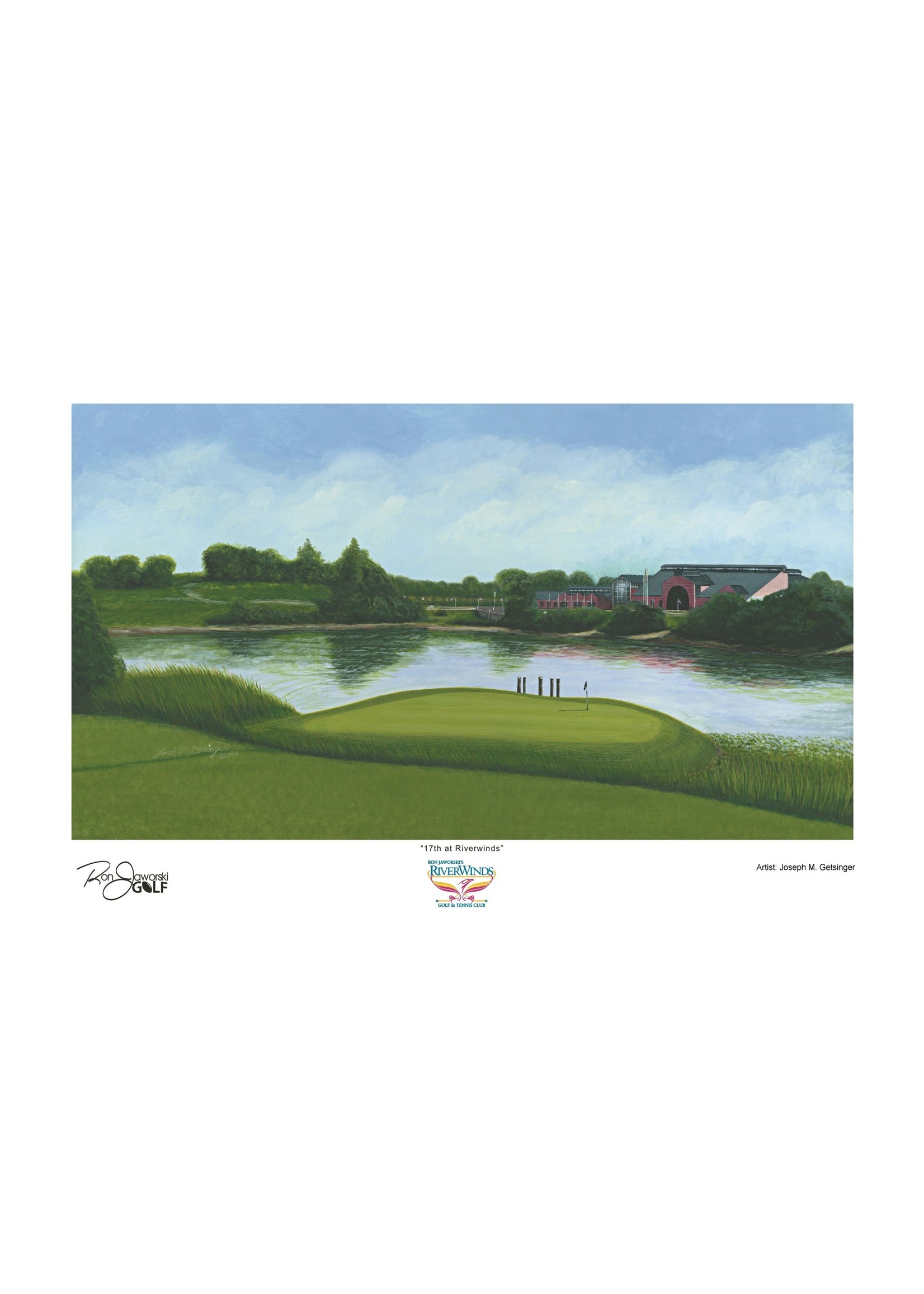 "17th at RiverWinds" 12x18 Lithograph Print