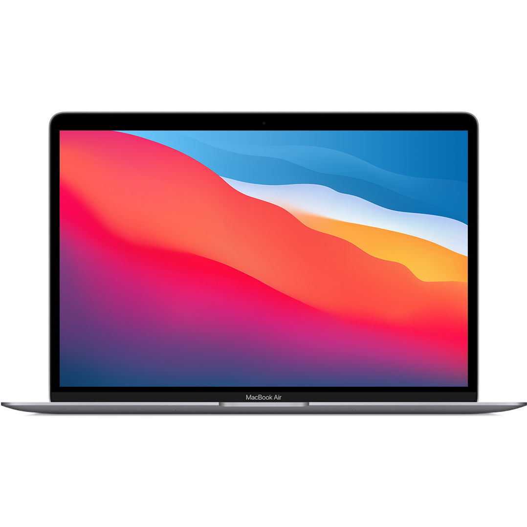 Apple 13-inch MacBook Air- M1 chip, 8‑core CPU, 7‑core GPU, 8GB, 256GB SSD - Space Gray