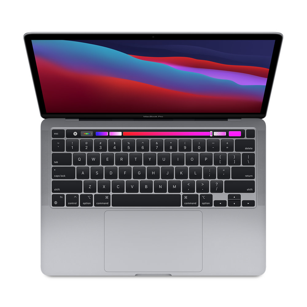 Apple 13-inch MacBook Pro with Touch Bar- M1 chip, 8-core CPU, 8-core GPU, 8GB, 512GB - Space Gray