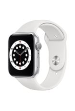Apple Apple Watch Series 6 GPS, 40mm Silver Aluminum Case with White Sport Band