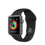 Apple Apple Watch Series 3 GPS, 38mm Space Gray Aluminum Case with Black Sport Band
