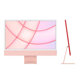 Apple 24-inch iMac : M1 chip, 8‑core CPU, 8‑core GPU, 8GB, 512GB - Pink