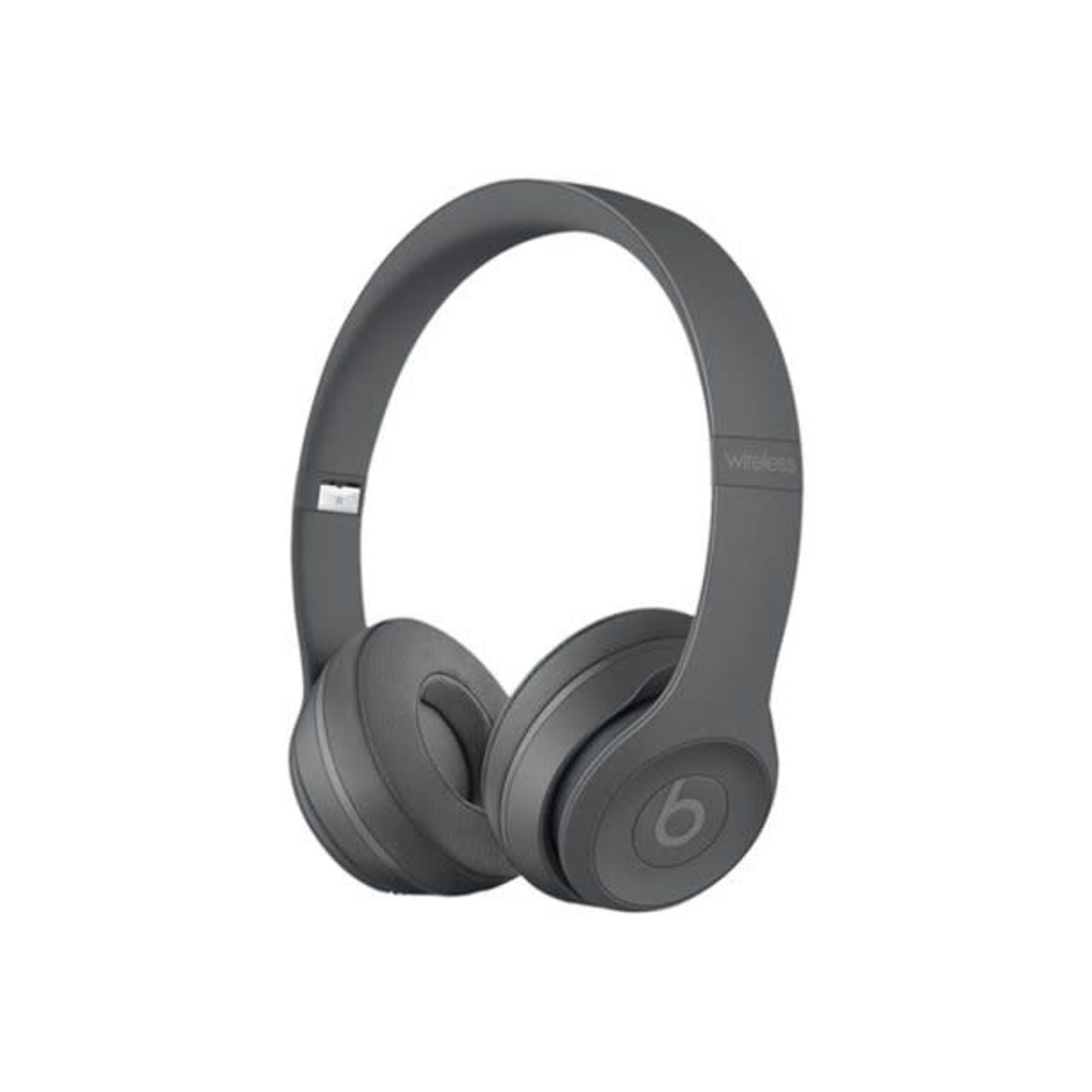 beats gray wireless headphones