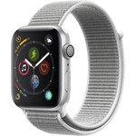 Apple Apple Watch Series 4 GPS, 44mm Silver Aluminum Case with Seashell Sport Loop Band with 44mm case