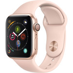 Apple Apple Watch Series 4 GPS, 40mm Gold Aluminum Case with Pink Sand Sport Band