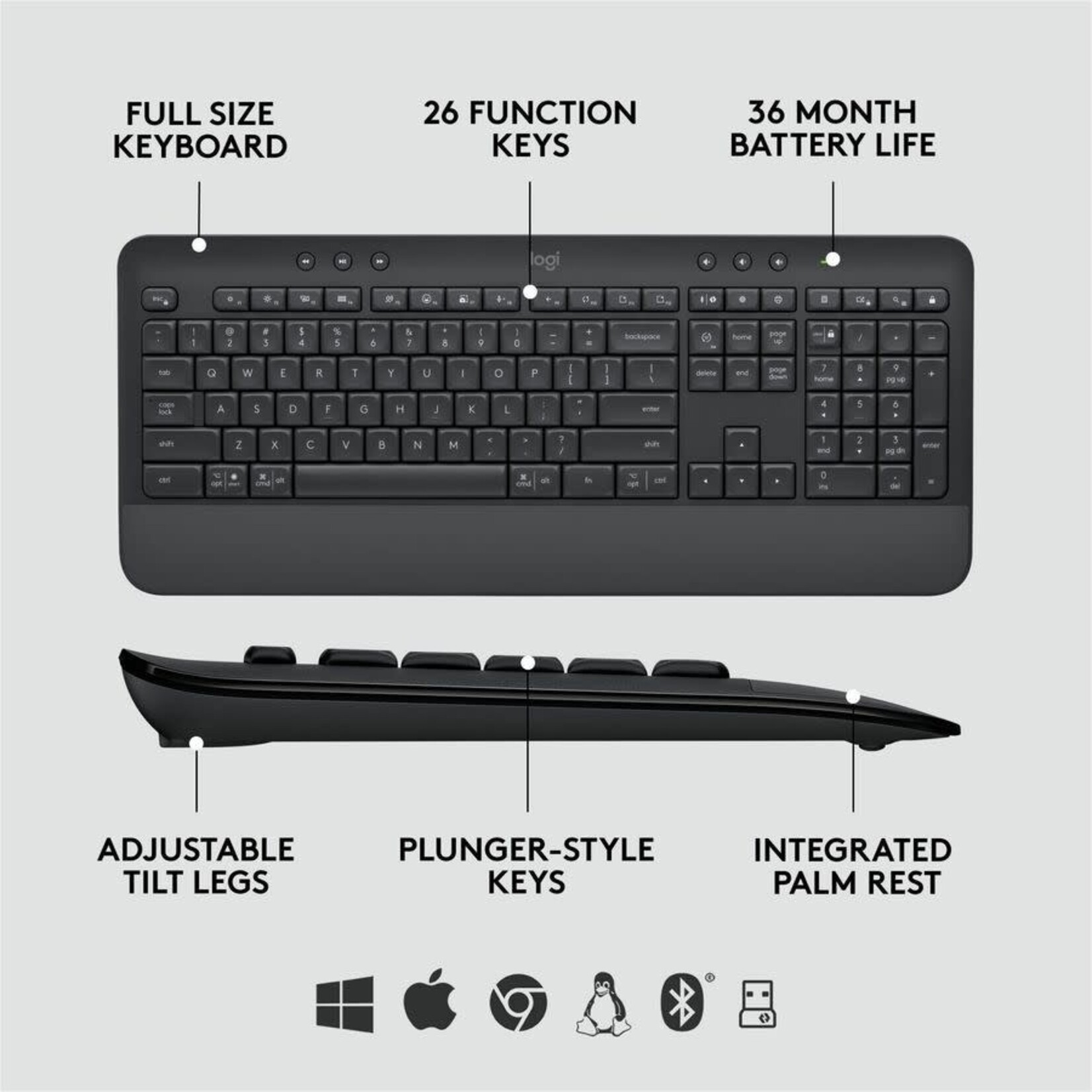 logitech Logitech Signature MK650 Combo for Business Wireless Mouse and Keyboard Combo