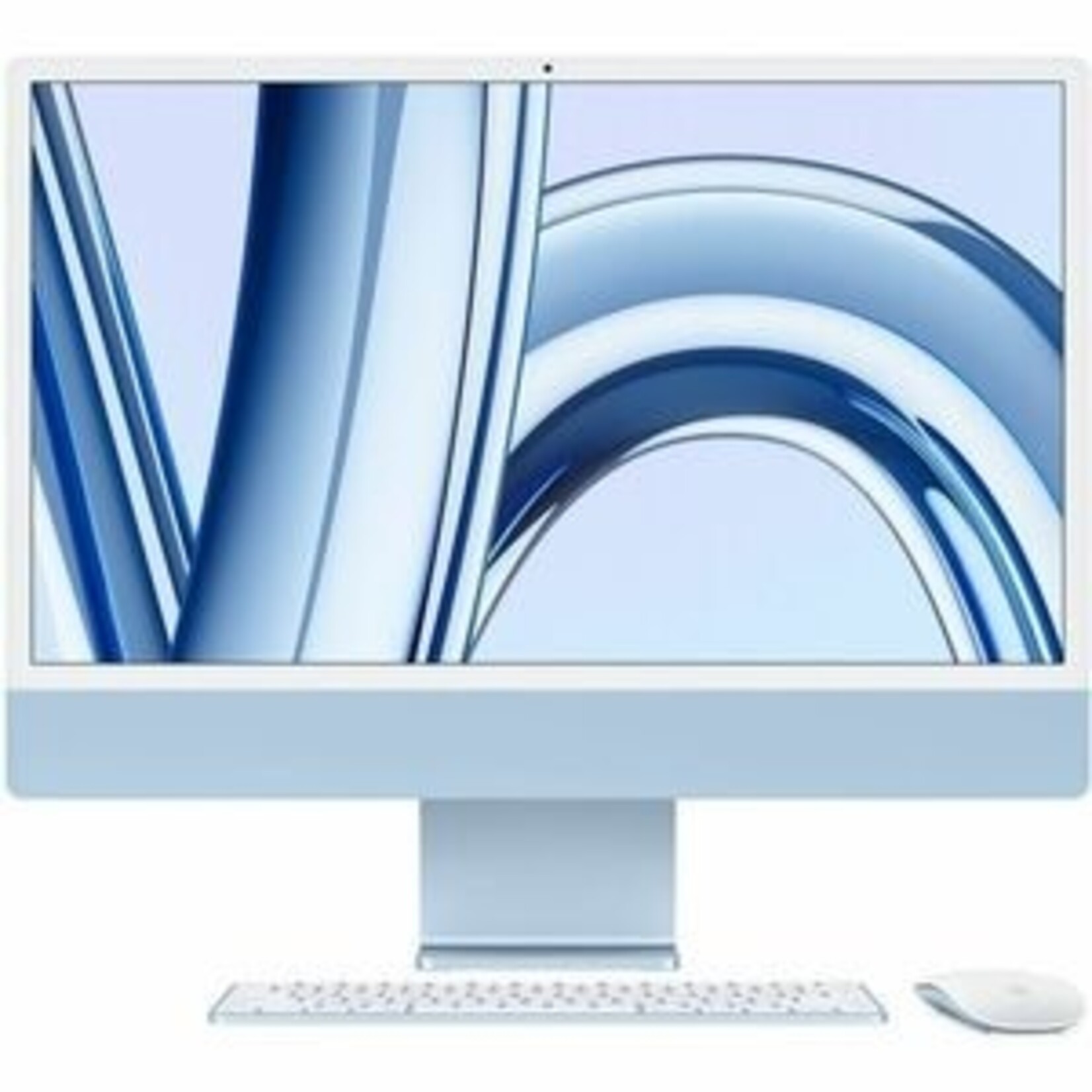 Apple 24‑inch iMac: M3: 8C, 10C GPU,  8GB, 256GB SSD - Blue