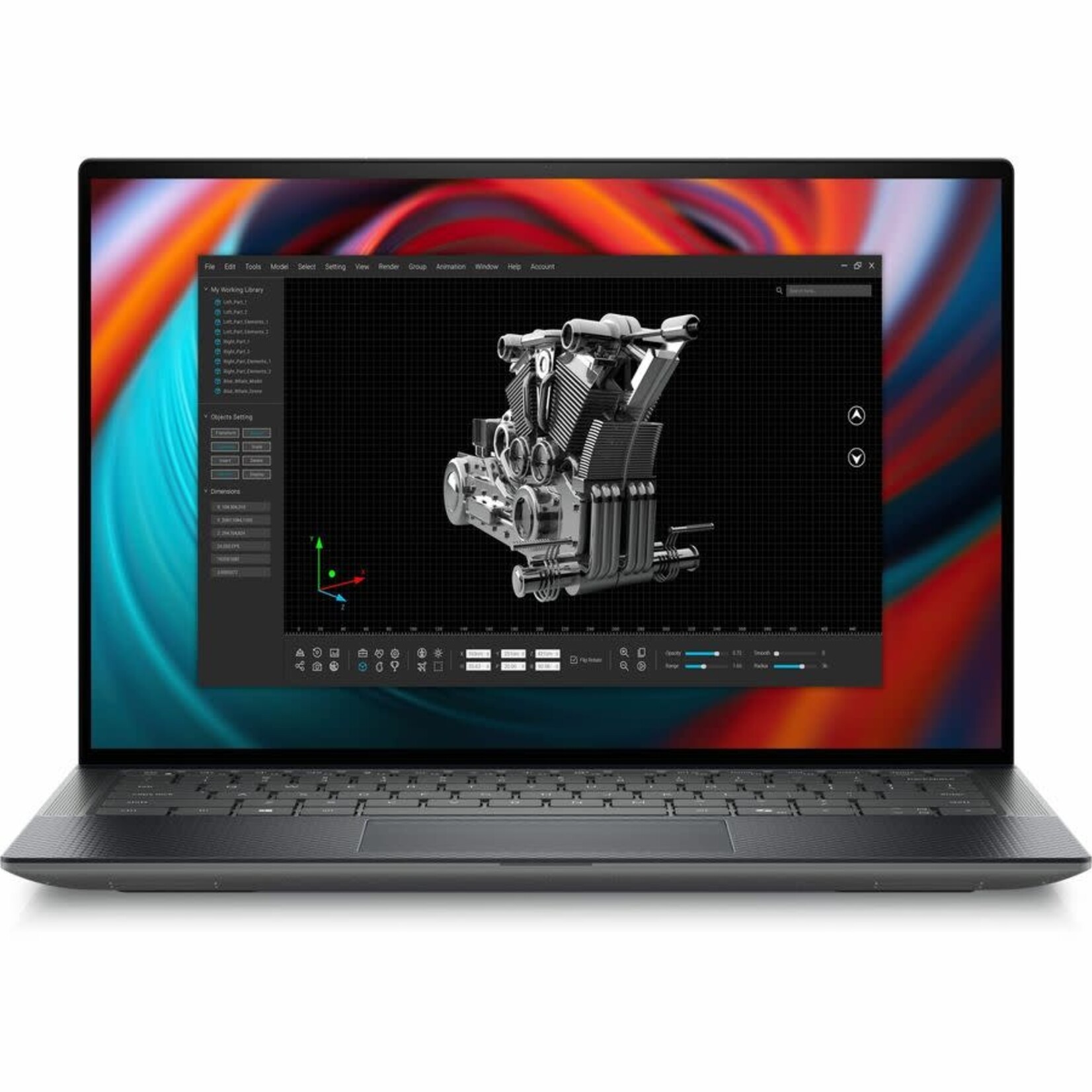 Dell Dell Precision 5490 14 inch - Intel Core Ultra 9 185H - 32GB - 1TB SSD - Aluminum Titan Gray