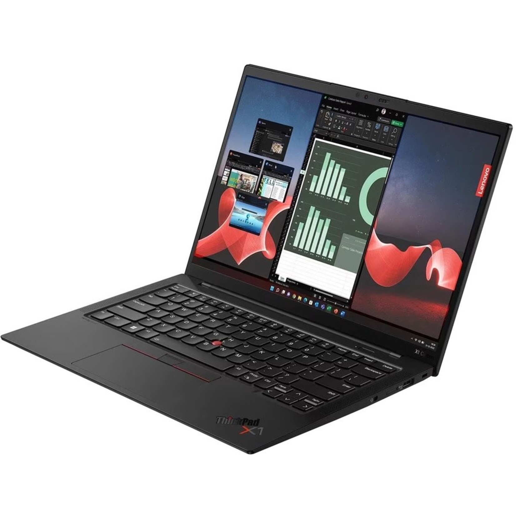 LENOVO Lenovo ThinkPad X1 Carbon Gen 11 - Intel Core i7 13th Gen i7-1365U - 32 GB - 512 GB SSD - 14 inch Touchscreen Ultrabook - Deep Black
