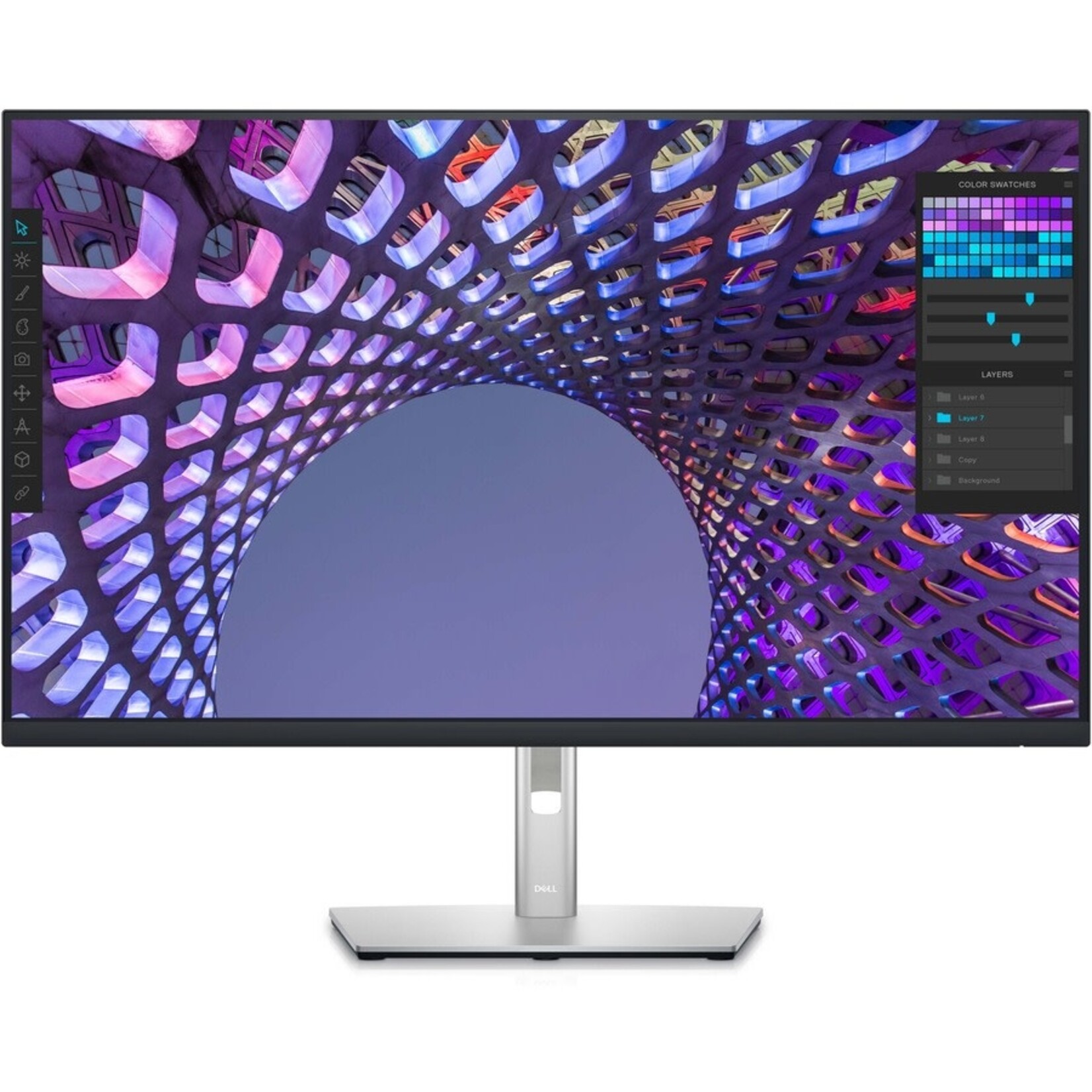 Dell Dell 32 inch 4K UHD LCD Monitor - 16:9 - Black, Silver