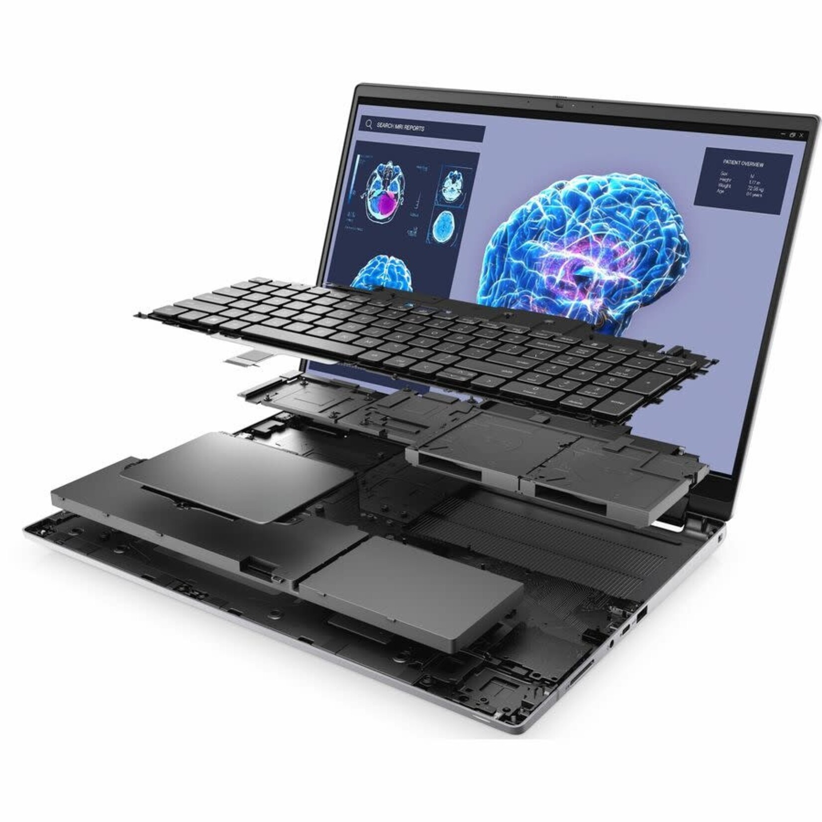 Dell Dell Precision 7680 16 inch - Intel Core 13th Gen i9-13950HX, VPro, 64GB, 1TB SSD - Aluminum Titan Gray