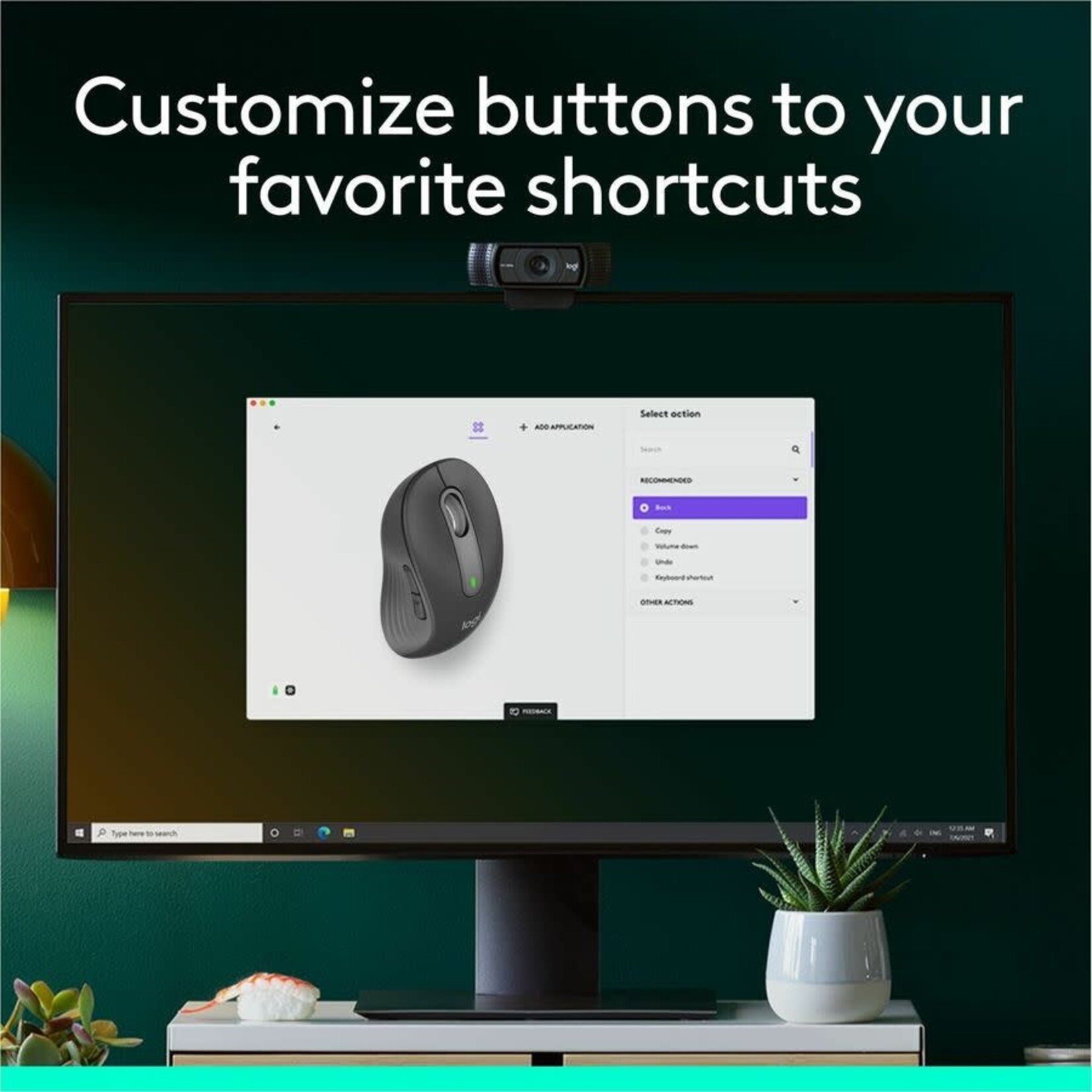 logitech Logitech Signature M650 L Full Size Wireless Mouse - For Large Sized Hands, 2-Year Battery, Silent Clicks, Graphite