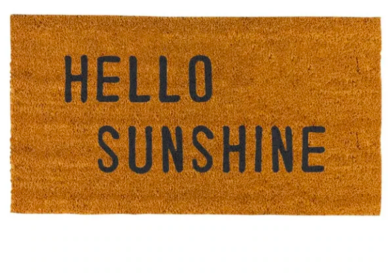 Santa Barbara Design Studios Doormat -Lg -Hello Sunshine