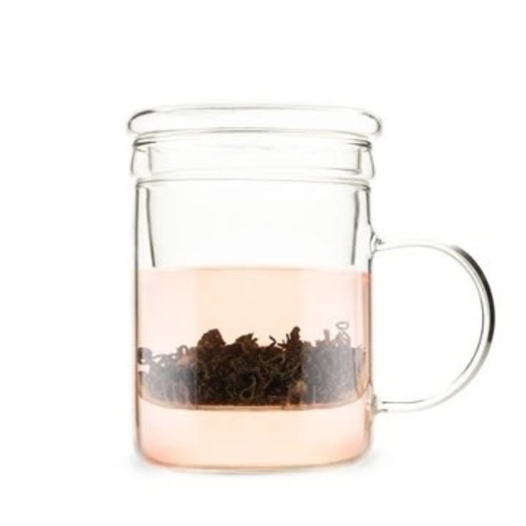 TRUE Brands Blake Glass Tea Mug