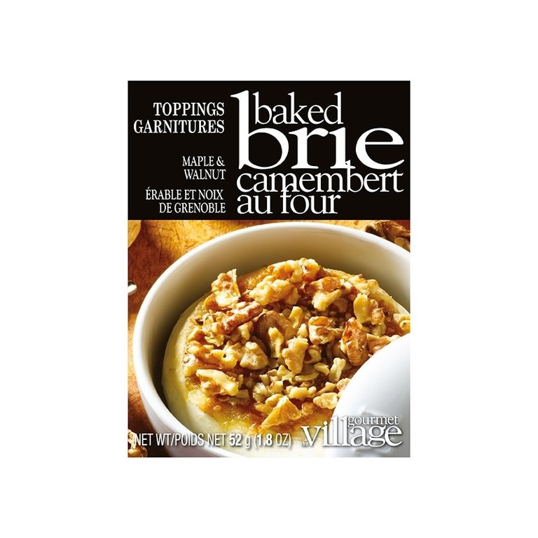 Gourmet Du Village Brie Topping Mix Maple Walnut