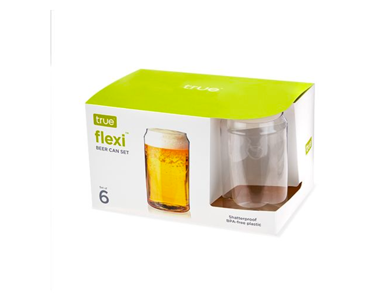 TRUE Brands Flexi Beer Cans Six Pack