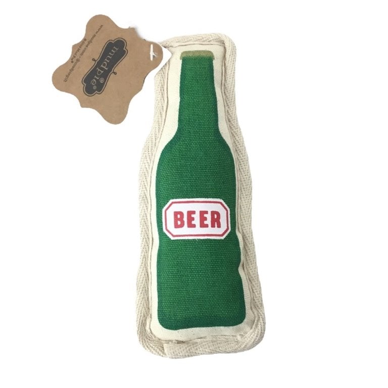 Canvas Dog Toy Beer