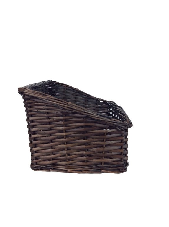 Brown Split Wood Display Basket Small