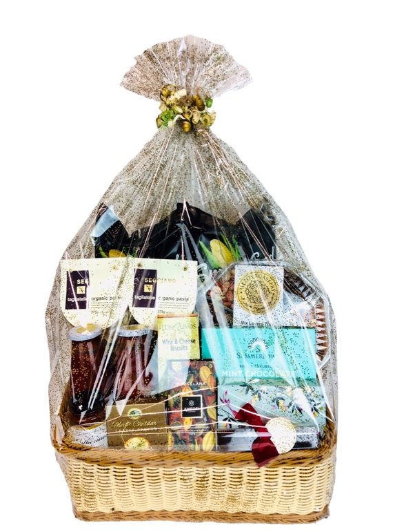Custom Sympathy Gourmet Basket