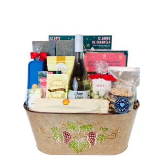 Custom Holiday Shell Basket Custom Holiday Shell Basket