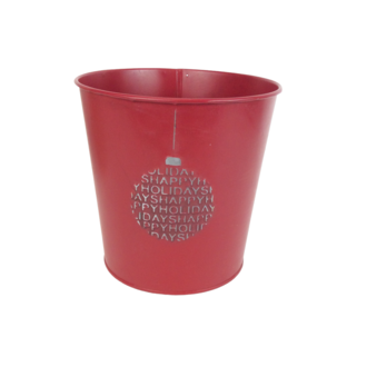 Happy Holidays Round Red/Green/Gold