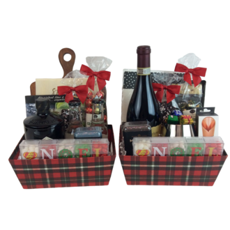 Custom Holiday Cocktail Basket S Custom Holiday Cocktail Basket S