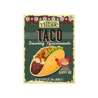 Gourmet Du Village Taco Seasoning Box Gourmet Du Village Taco Seasoning Box
