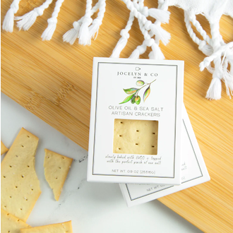 Jocelyn & Co Mini Olive Oil & Sea Salt Crackers