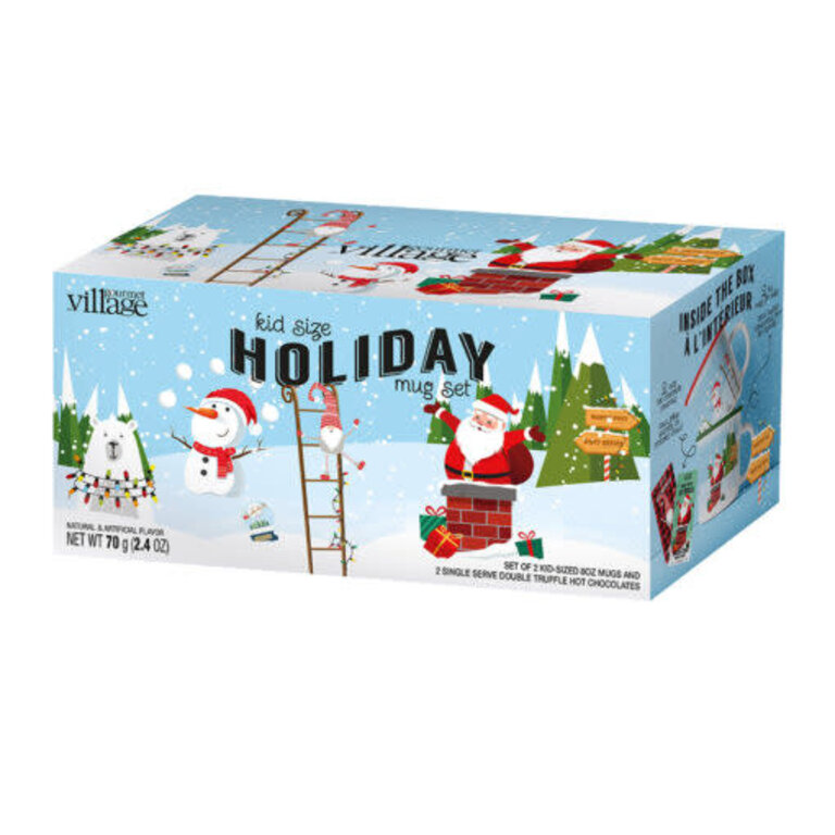 Gourmet Du Village Holiday Kid Size Mug Set