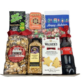 Holiday Movie Night Basket S Holiday Movie Night Basket S