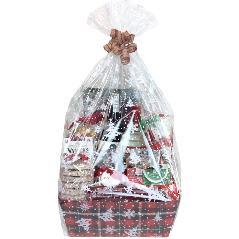 Custom Holiday Cocktail Basket (2 bottle)