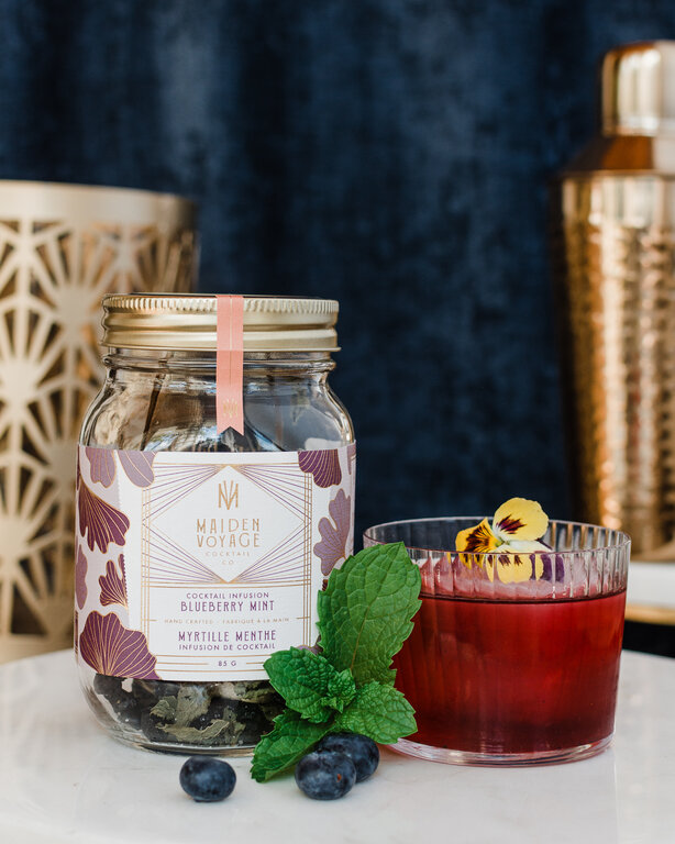 Maiden Voyage Cocktail Co Blueberry Mint Cocktail Infusion Kit