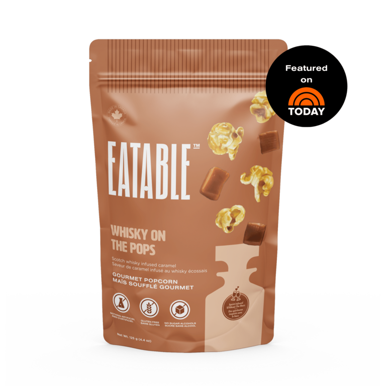 Eatable Foods Inc. Gourmet Popcorn - Whisky On The Pops