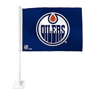 Oilers Car Flag