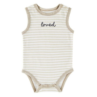 Stephan Baby Snapshirt Tank - Loved Stephan Baby Snapshirt Tank - Loved