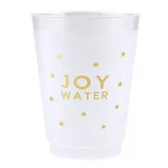 Santa Barbara Design Studios Frosted Cups - Joy Water 6pk