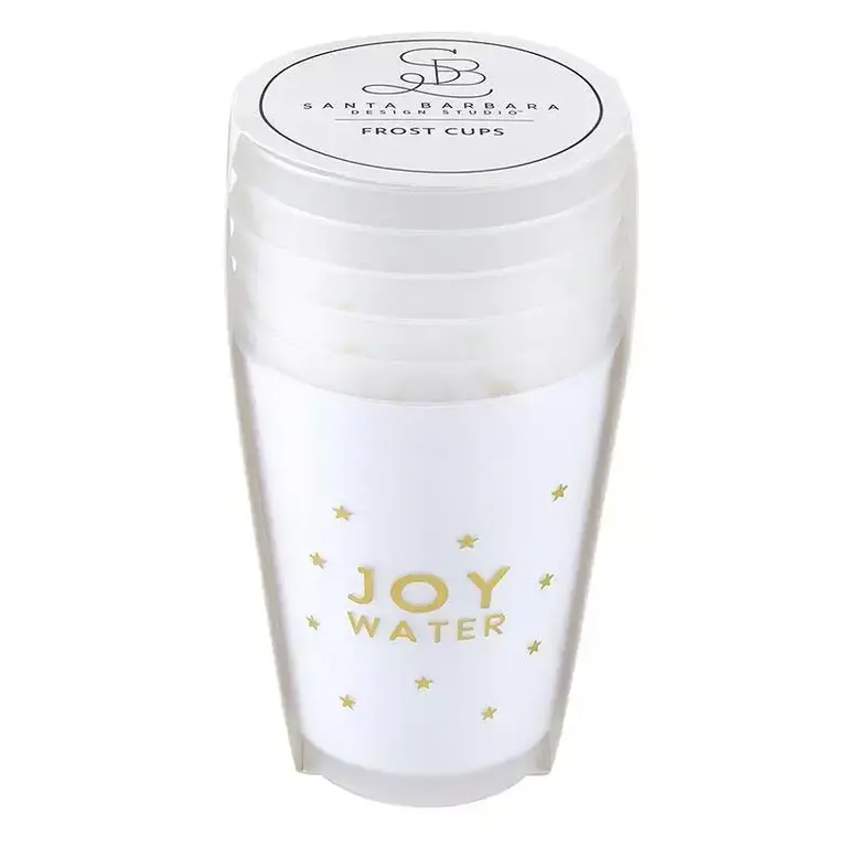 Santa Barbara Design Studios Frosted Cups - Joy Water 6pk