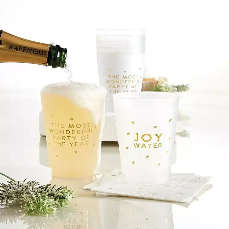 Santa Barbara Design Studios Frosted Cups - Joy Water 6pk