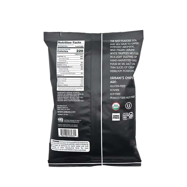 Urbani Truffles Organic White Truffle Potato Chips