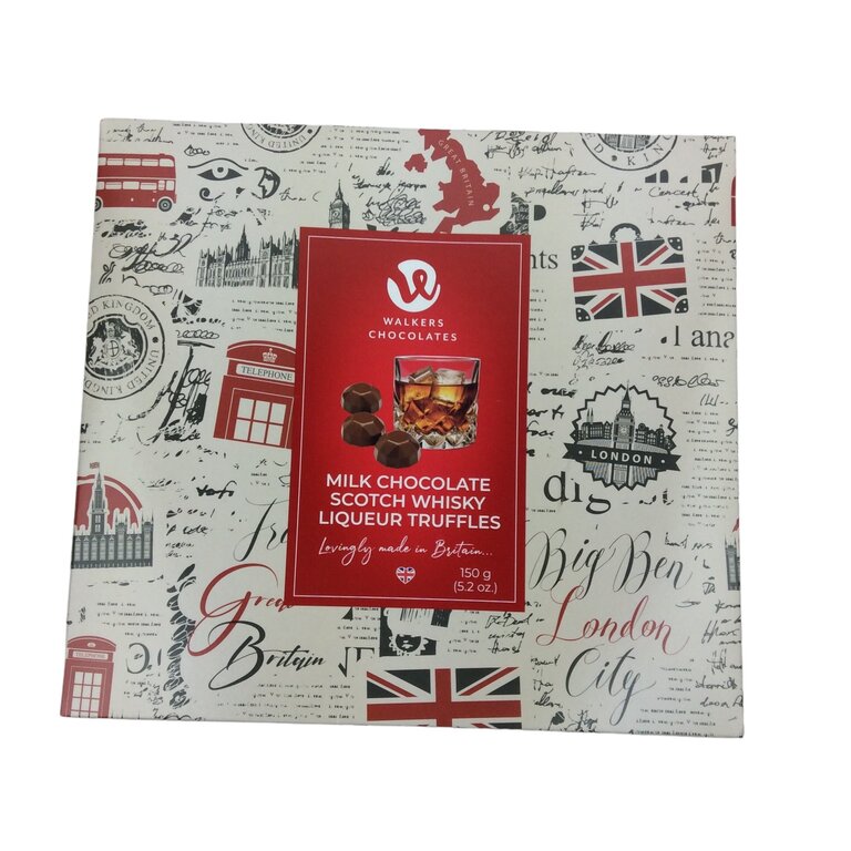 Walkers Chocolate Milk Chocolate Scotch Whisky Liqueur Truffles
