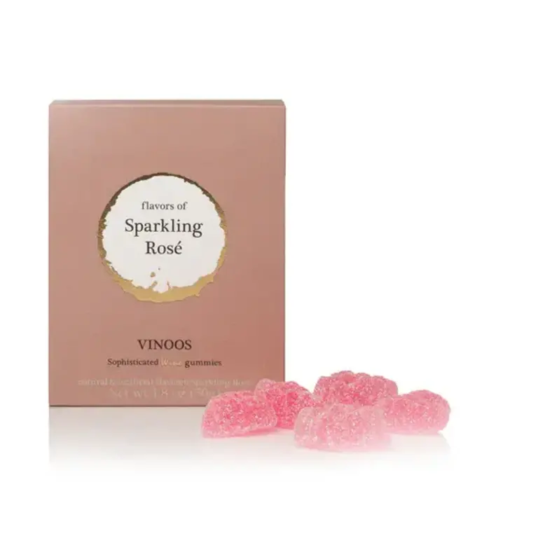 Vinoos Sparkling Rose Wine Gummies