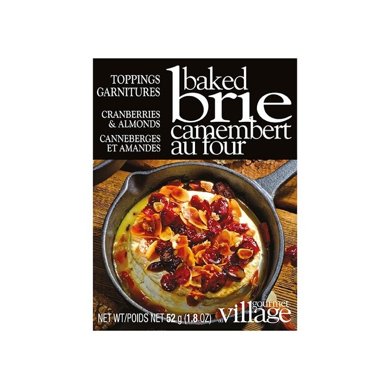 Gourmet Du Village Brie Topping Mix Cranberries And Almonds