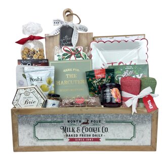 Holiday Charcuterie Basket Holiday Charcuterie Basket