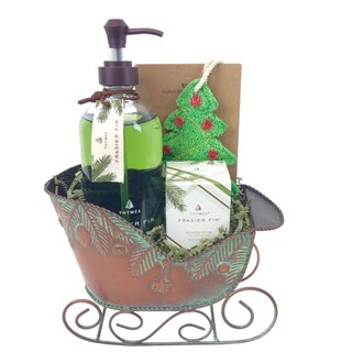 Frasier Fir Sleigh Ride Basket S Frasier Fir Sleigh Ride Basket S